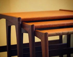 SET de 3 tables GIGOGNE -  années 60 